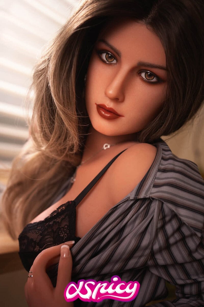 166cm implanted hair sex doll (11)