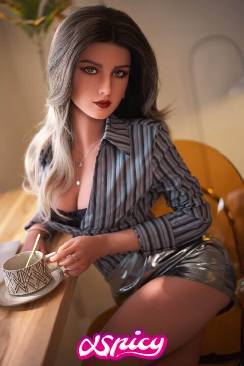 166cm implanted hair sex doll (6)