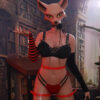 168cm fox animal head furry sex doll fantasy (2)