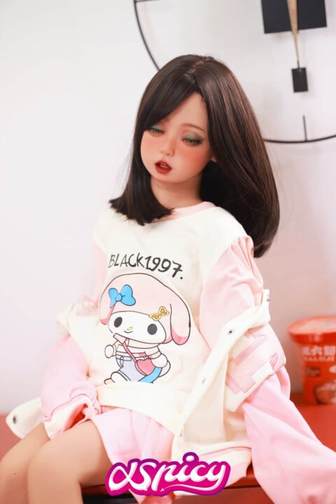 115cm mini sex doll closed eye beautiful girl xspicydoll (14)