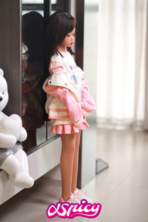 115cm mini sex doll closed eye beautiful girl xspicydoll (7)