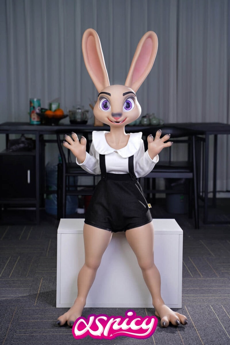 120cm Silicone Rabbitie Doll Cosplay Fanatsy Sex Doll (6)