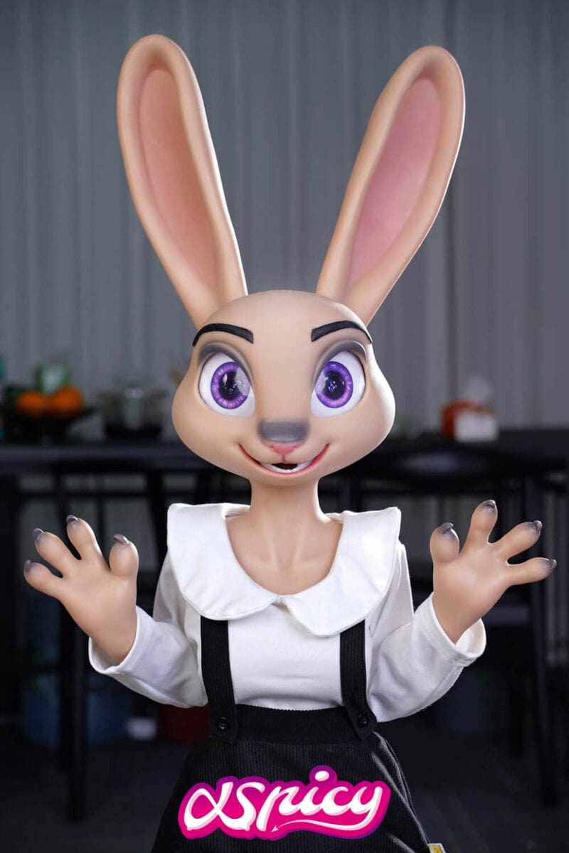 120cm Silicone Rabbitie Doll Cosplay Fanatsy Sex Doll (7)