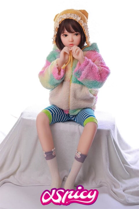 125cm mini sex doll pretty girl realistic vagina sex toy (4)